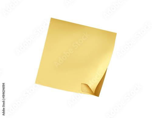 Φωτογραφία Single yellow post-it note
