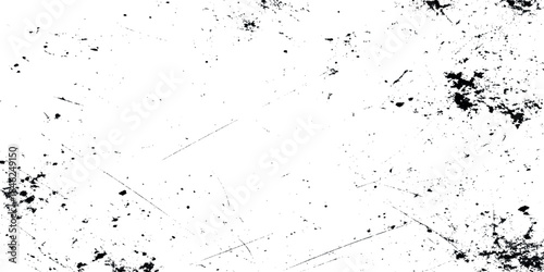 Grunge distressed overlay texture design old cracked concrete vector texture on transparent background.
