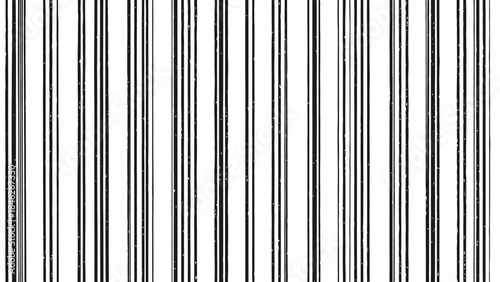 Abstract Vertical Lines Pattern with Textured Grunge Effect on White Background