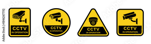 Camera icon. Cctv icons. Security camera vector set. Video camera icon.