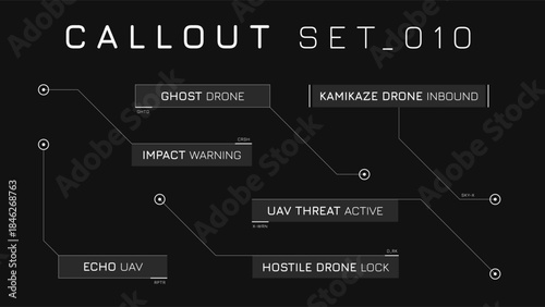 Callout Hud Kit Offering Streamlined Info Panels For Video