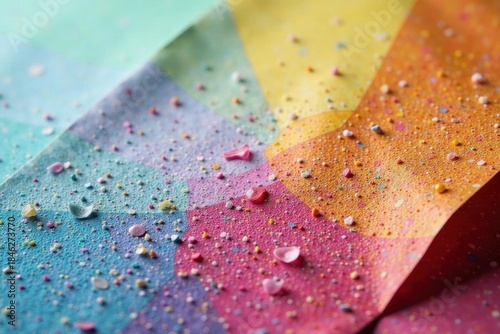 Close-up of recycled paper, showing fibers and texture , pattern, high quality