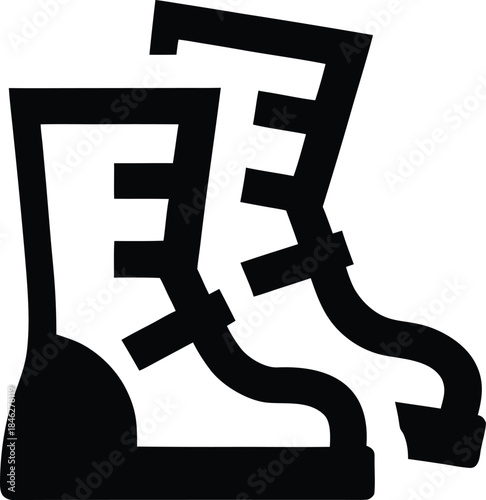 parade costume shoes line art vector illustration on transparent background