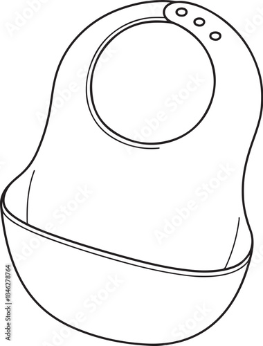 Silicone Baby Bib.eps