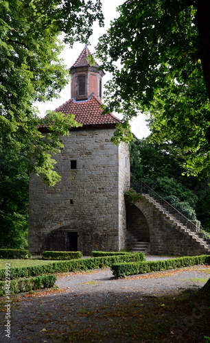 Historical Castle Schaumburg in the Mountains Weserbergland, Lower Saxony