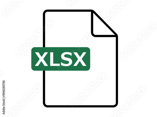 エクセルのファイルのアイコン（xlsx）
