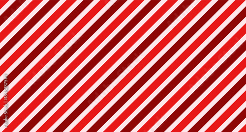 Striped candy cane Christmas or New Year decoration pattern, red green and white diagonal stripes background, Xmas gift wrap, winter holiday present wrapping paper