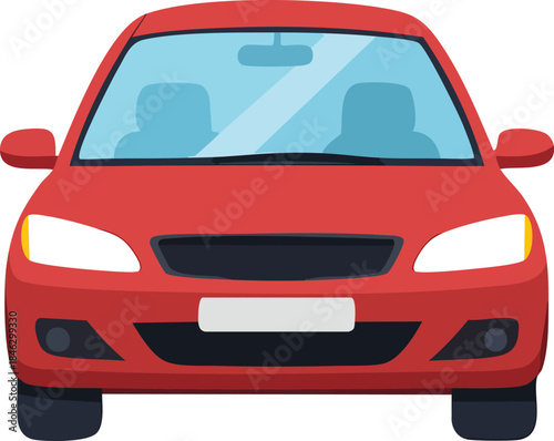 red car vector