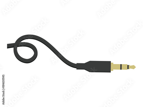 Hand drawn TRS Cable Illustration