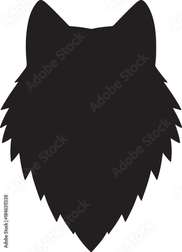 vector illustration of a wolf