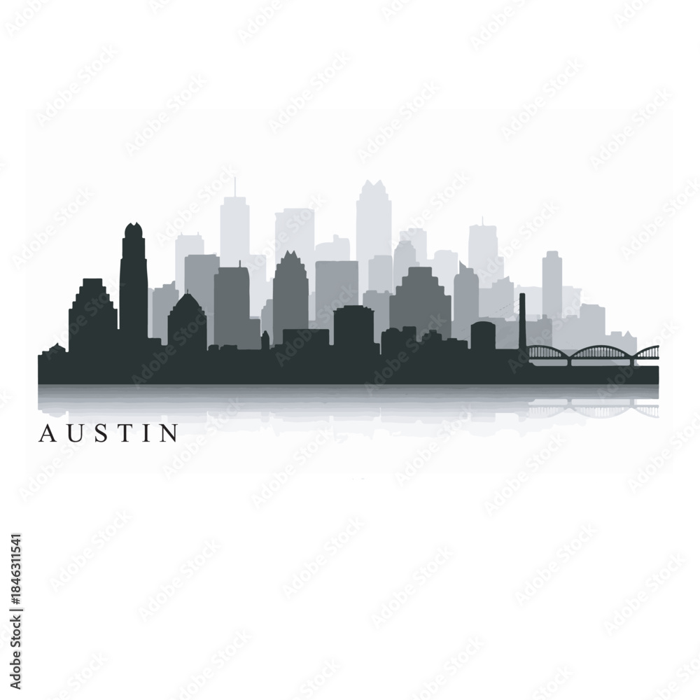 Fototapeta premium Austin city skyline