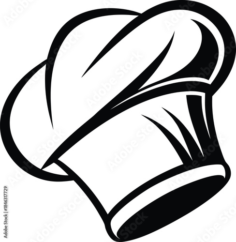 chef hat vector art and illustration