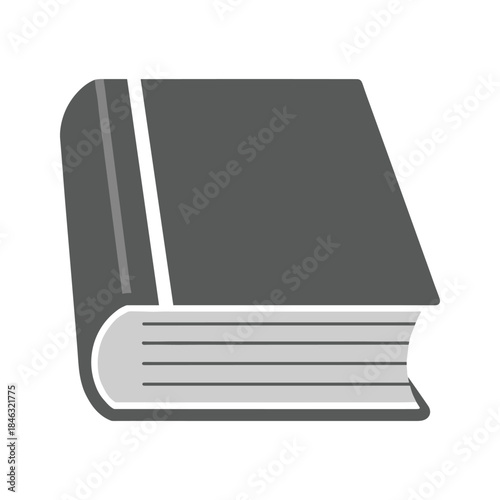 Grey Hardcover Book