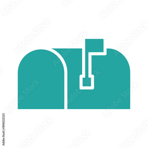 Mailbox with letter icon