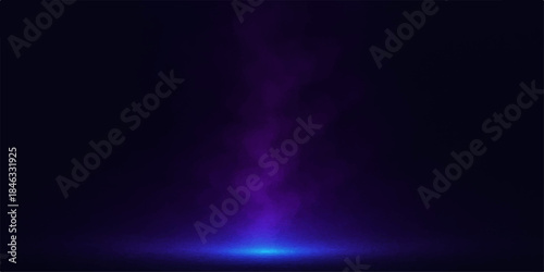 Abstract blue background with light and digital patterns