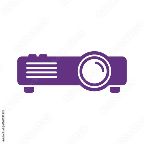 Purple projector icon