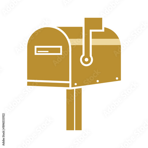 Illustration of a mailbox