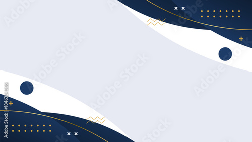 Abstract navy blue and white geometric background, modern luxury wallpaper, suitable for templates, sale banners, business ads, events, presentations, websites, and pages