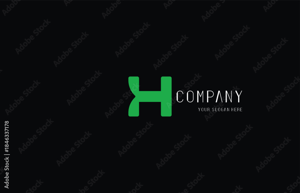 Obraz premium Unique Letter H logo Design, For Company Logo Branding