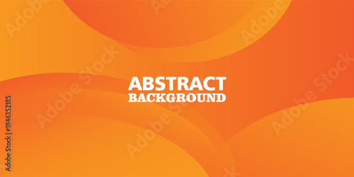 Colorful geometric background. Orange elements with fluid gradient. Dynamic shapes composition. Modern Vector illustration eps 10