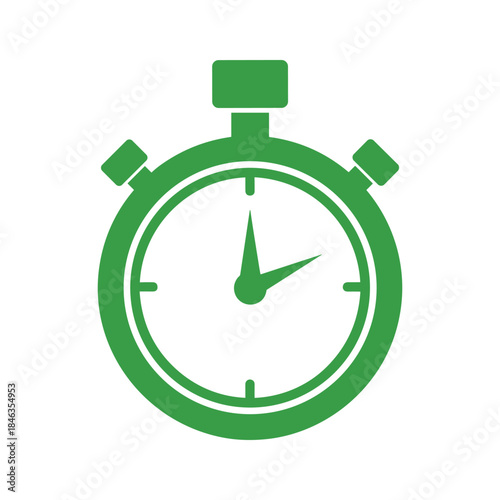 Free Download Green Stopwatch Icon - GFXLoad