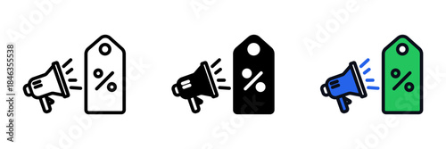 Mega Sale Tag is a bold promotional label highlighting major sales events with significant discounts.