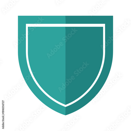 Green shield icon with white outline