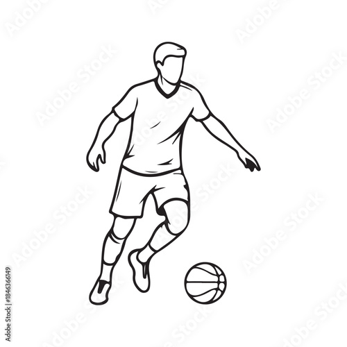 football player silhouette