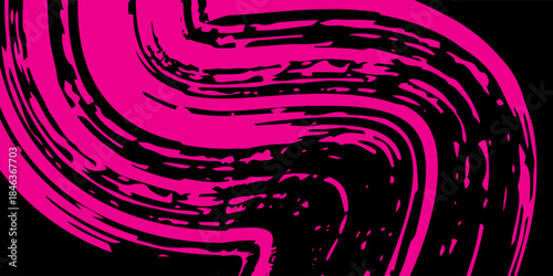 Red black brush stroke pattern car sticker, abstract banner, sporty lines, black ping color combination, brush stroke pattern, grunge motorsport racing design, Eps 10.