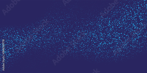 modern blue grunge wavy sand grain background. Stippling curved gradient wave texture. Gritty noise dotwork wallpaper. blue vector