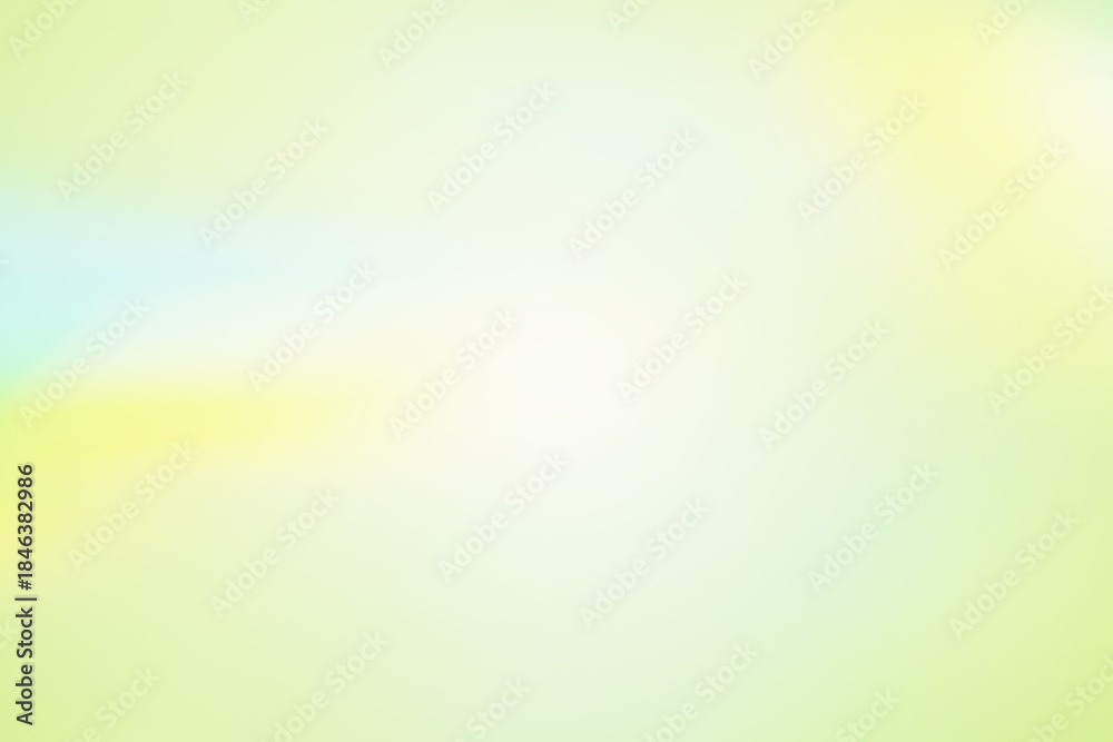 Fototapeta premium 中央が光るパステルカラーのぼかしテクスチャ背景 黄色 