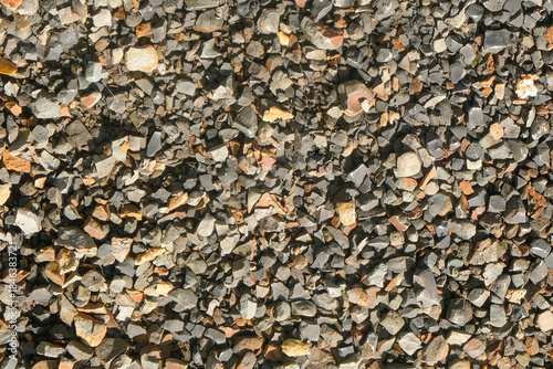 Abstract pattern and texture background of destroyed soil layers. Soil layers around the river. For graphic design, 3D rendering and banners