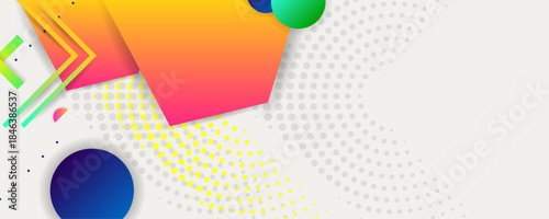 New color 2026 Dancing Cloud background with geometric elements, lines and dots for text, universal design, banner concept