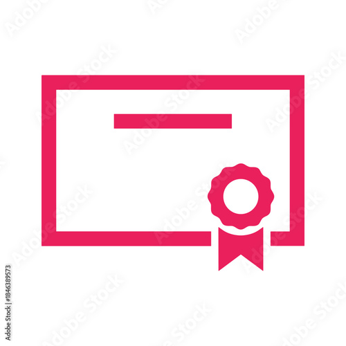 Certificate or Diploma Icon