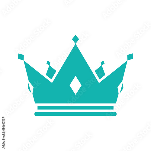 Teal Crown Icon