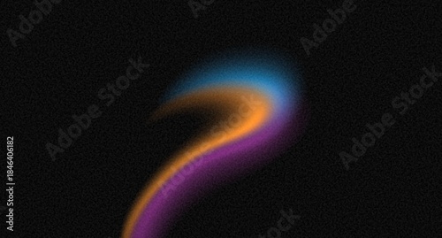 Light trail vibrant abstract line neon wave glowing and on black background Ideal for digital art, wallpapers, or futuristic designs.