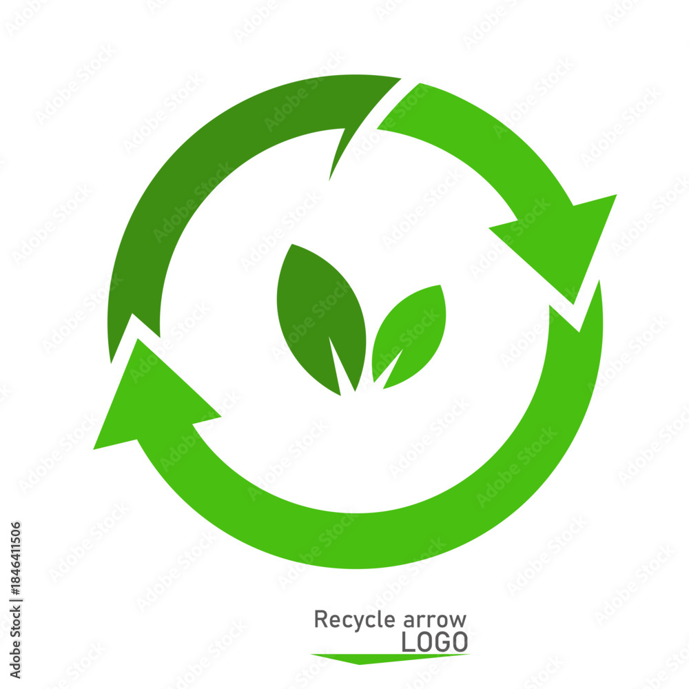 Obraz premium green eco friendly icon