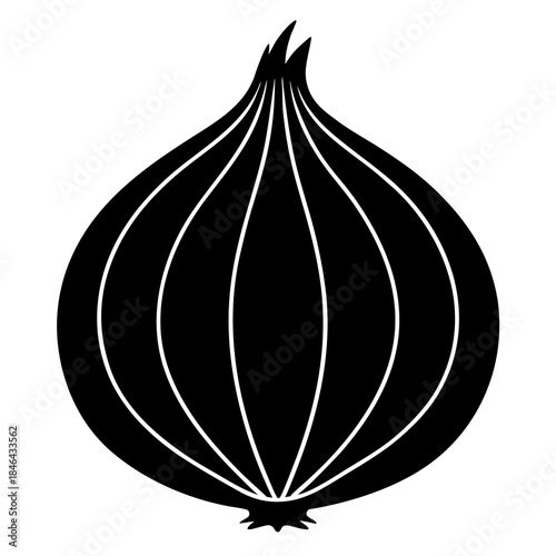 onion isolated on white background