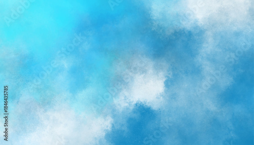 Blue Watercolor Texture Background