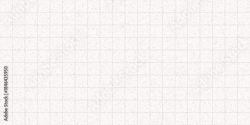 White notebook sheet with blue grid banner