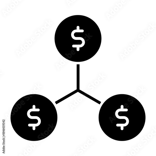 Profitable business icon vector. Business Illustration sign. Business team symbol or logo.