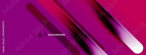 Bright pink abstract background. Diagonal lines create dynamic visual effect. Modern design suitable for banners, presentations.