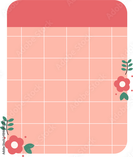 Colorful blank sticky notes with flower and leaves. Collection of colorful blank paper shapes, memo stickers, reminder labels, and message banners.