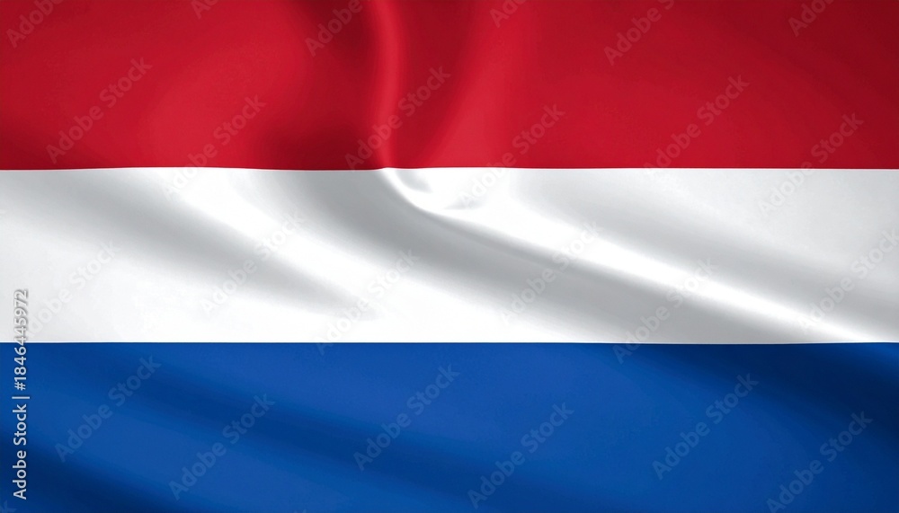 Naklejka premium Flag of the Netherlands