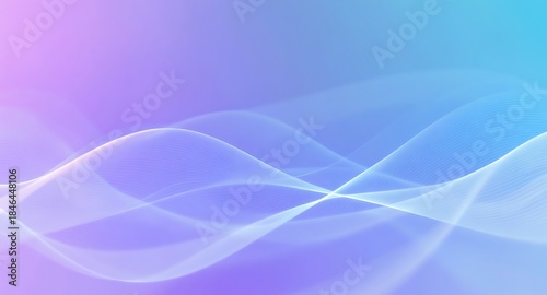 Vibrant abstract wave design in blue and purple hues