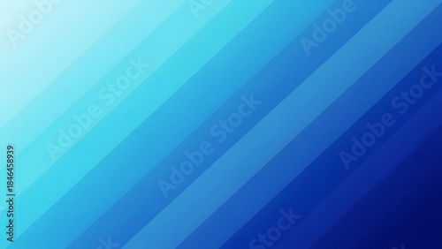 Vibrant blue stripes forming a seamless diagonal gradient pattern for modern design