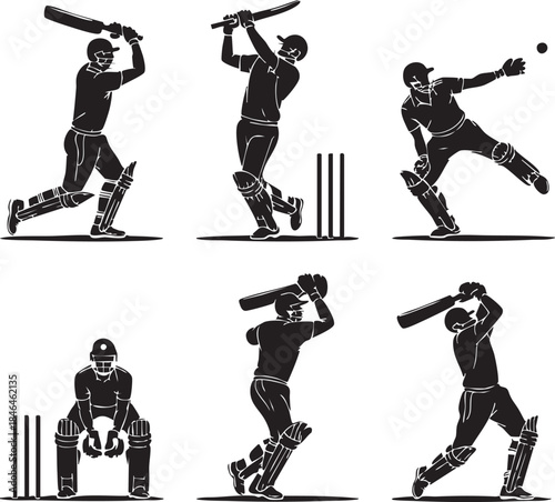 Professional Sports Game Action Vector Pack