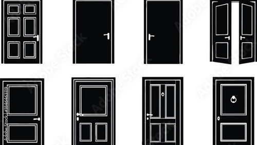 Collection of modern door designs and styles for architecture