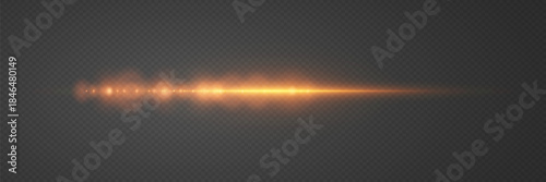 Glowing energy of light and rays. On a transparent background.