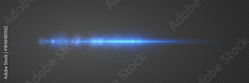 Glowing energy of light and rays. On a transparent background.